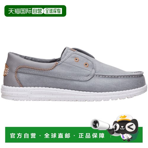 自营欧洲直邮Crocs卡骆驰 Wally Cru Stretch Canvas男士帆布休闲