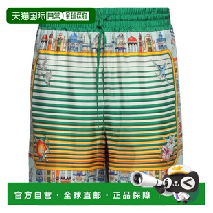 舒适时尚 香港直邮Casablanca green绿色 短裤 男士