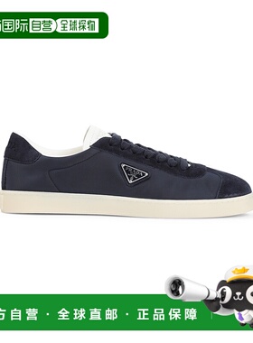 香港直邮Prada 普拉达 男士 海军蓝带Logo运动鞋 2EE394FG000D7C