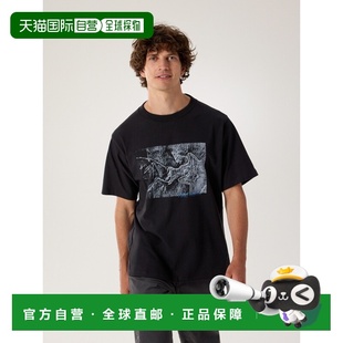自营1h可退 欧洲直邮ARCTERYX 男士Kragg Lithographica纯棉T恤