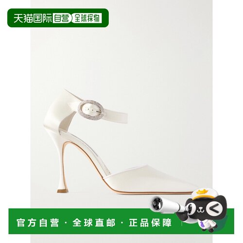 香港直邮MANOLO BLAHNIK 莫罗 伯拉尼克 女士 Zutonplan 105 水晶