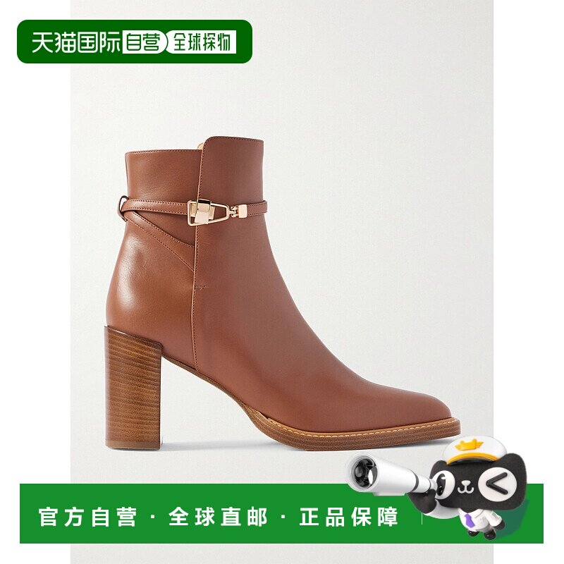 香港直邮Gabriela Hearst 女士 Nina 皮质短靴 1258614SC024CGN
