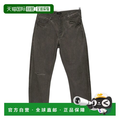 香港直邮Purple Brand 男士牛仔裤 P013MCHP AW2026 灰色 腰带环