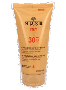 欧洲直邮Nuxe Sun Delicious lotion High Protection SPF30正品