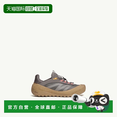 欧洲直邮自营MONCLER盟可睐 Trailgrip LP女士灰色牛皮革系带运动