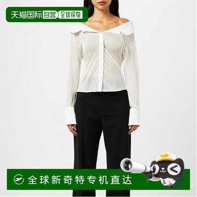 香港直邮Jacquemus女士 La Brezza透视衬衫 white白色舒适时尚