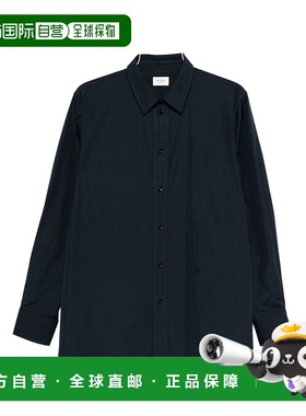 1h可退 香港直邮Saint Laurent 圣罗兰 男士 Cassandre 紐扣襯衫