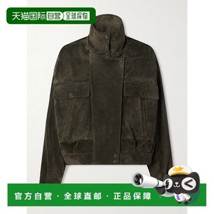 1h可退 香港直邮Saint Laurent 圣罗兰 女士 绒面革夹克 785562YC