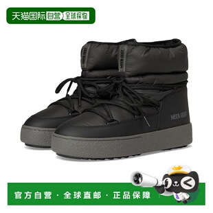 香港直邮moon Ltrack boot 女士 低帮尼龙雪地靴 月亮靴 1h可退