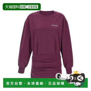 1h可退 香港直邮The Attico 女士 垂褶迷你连衣裙 251WCA00393114