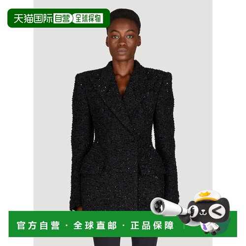 1h可退 香港直邮Balenciaga 巴黎世家 女士 Hourglass 夹克 76889