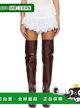 1h可退 香港直邮ISABEL MARANT 女士 白色 Puria 裙裤 SH0255FAD1