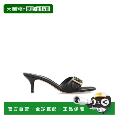 香港直邮COACH 女士凉鞋 CCM100BLK AW2026 黑色 Heeled mules 
