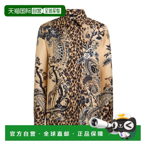香港直邮ETRO 女士衬衫 WRIA0013AK163X0822 AW2026 花色 豹纹图