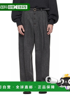 香港直邮Jacquemus 男士 灰色 The Fernando 长裤 25HPAM00133BW0