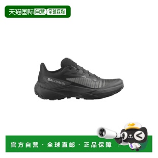 自营欧洲直邮Salomon Genesis男士黑色纺织品缓震越野跑鞋