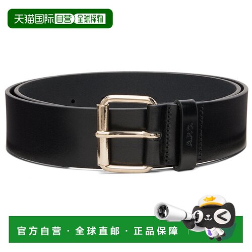 香港直邮A.P.C. 男士 黑色 La Ceinture Large 腰带 PXCCUH65220L