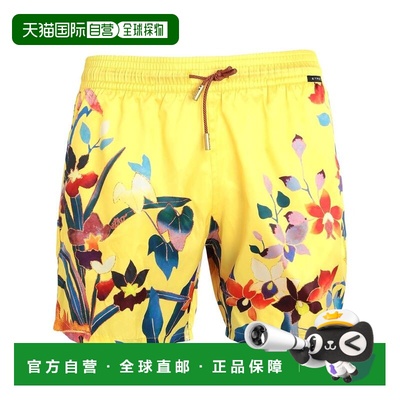 香港直邮Etro 艾特罗 男士 泳裤 yellow黄色 舒适时尚
