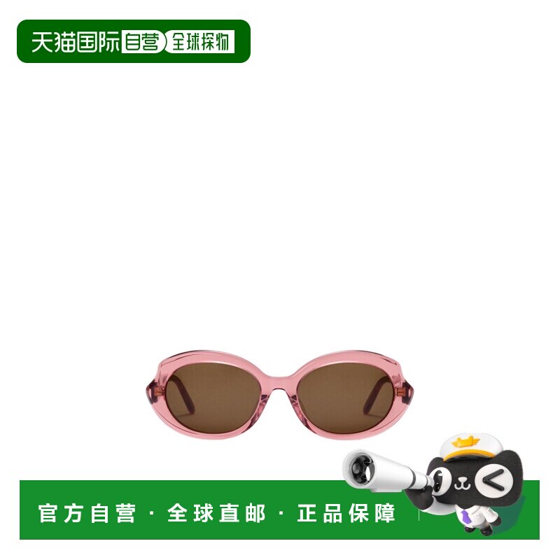 1h可退 Loewe 迷你椭圆形纤细太阳镜 G735SUNX13