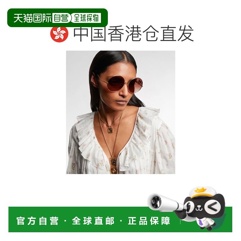 1h可退 香港直邮Chloe 蔻依 女士 标志性圆形太阳眼镜 metal金属,ZIPPO/瑞士军刀/眼镜,太阳眼镜,淘宝优惠券,粉丝福利购,淘宝优惠卷