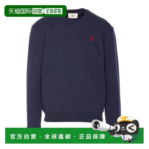 香港直邮Ami Paris 男士针织衫 BFUSW035730430BLUE SS2026