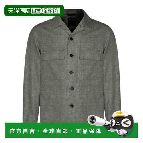 1h可退 香港直邮Z ZEGNA 男士夹克 UHV22A3SOT6BN08G SS2026 灰色