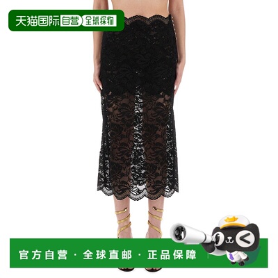 香港直邮Rabanne 女士 长款半身裙包臀裙 24AJJU598PA0170