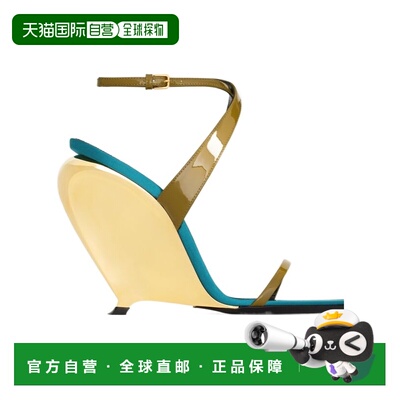 香港直邮Saint Laurent TALLULAH 漆皮坡跟鞋厚底鞋 8280351TV00