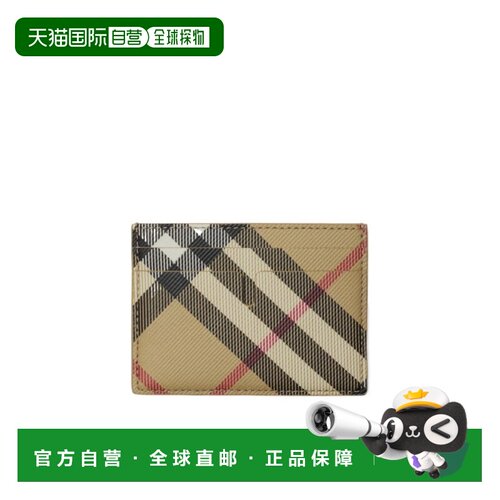 1h可退 香港直邮BURBERRY 男士钱包 80919141 CO 花色 格纹卡夹