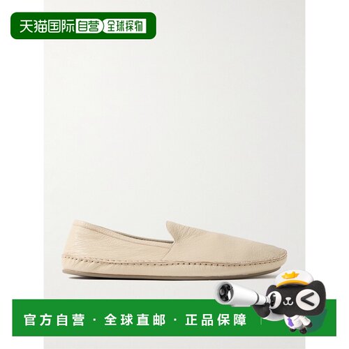 The Row 男士 Tyler 织纹皮革乐福鞋 F2102L305一【付后1h可退】
