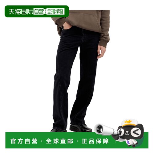 1h可退 香港直邮LANVIN 男士牛仔裤 RMTR0051D085A2410 AW2024 黑