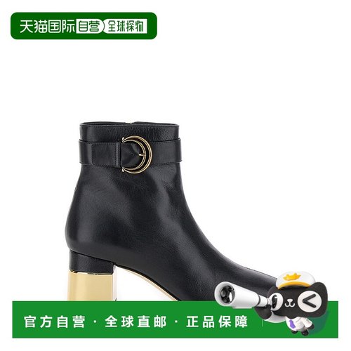 香港直邮Chloe 蔻依 女士 Alize 拉链细节踝靴 CHC24A03HMC短靴