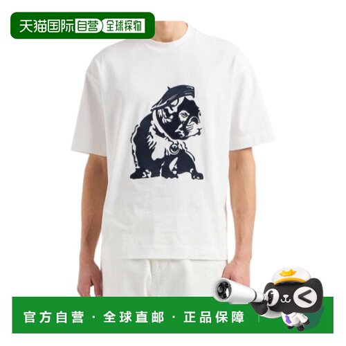 1h可退 香港直邮EMPORIO ARMANI 男士T恤 6D1TM61JWZZ0101 AW2024