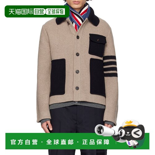 香港直邮Thom Browne Workman's 纽扣开衫 MKJ108AY1019针织夹克