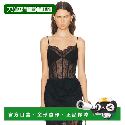 1h可退 香港直邮Simkhai 女士 Angelina 蕾丝紧身胸衣连体衣 2268