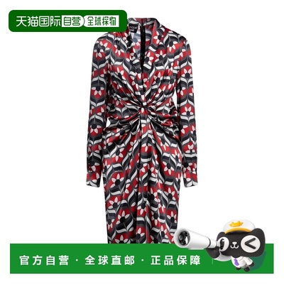 1h可退 香港直邮moschino 女士 中长连衣裙 red红色 舒适时尚
