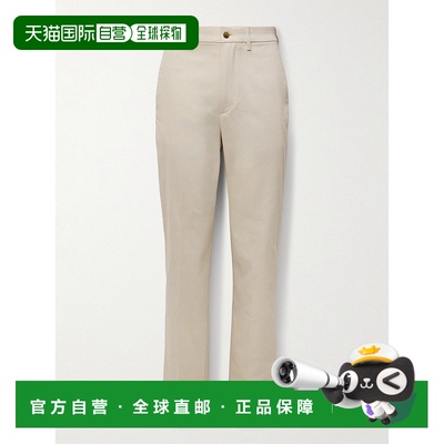 1h可退 香港直邮Dunhill 登喜路 男士 直筒棉混纺斜纹布斜纹棉布