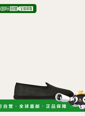 自营欧洲直邮Loro Piana 女士黑色羊绒单鞋