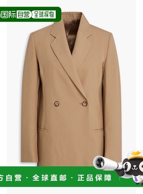 香港直邮toteme 女士 双排扣绉纱西装外套 234WRZ875FB0066BISCUI