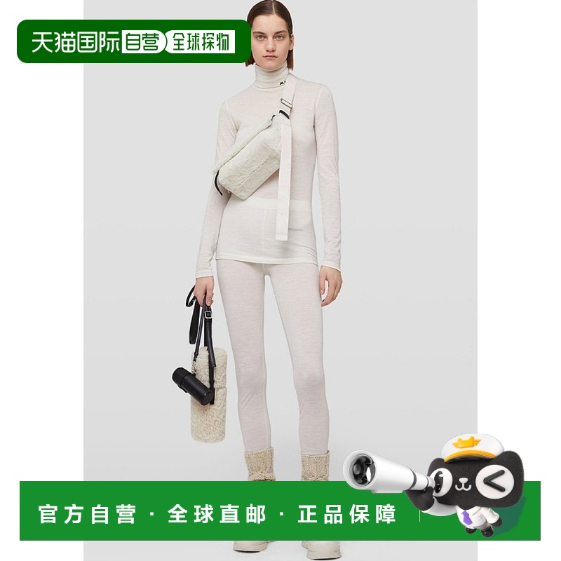 香港直邮Jil Sander 吉尔 桑达 女士 徽标长袖T恤 J40GC0020J7002