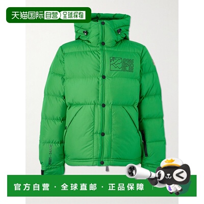 香港直邮moncler 盟可睐 男士 Cristaux Logo-Appliqued Shell Do