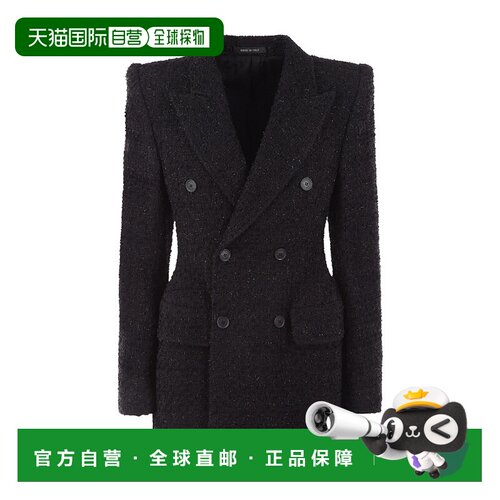 【99新未使用】香港直邮Balenciaga 双排扣西装外套 725200TOP07