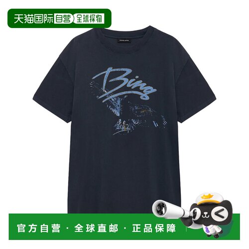 香港直邮ANINE BING 女士 and Polos T恤上衣 A0812386WBL1WASHED