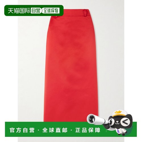 香港直邮The Frankie Shop 女士 Alrose 缎面中长半身裙 SKFS2149