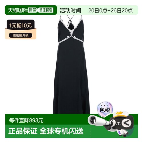 香港直邮Pinko 品高 女士 ALBINO ABITO FLUIDO 斜纹布连衣裙 106
