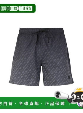 1h可退 香港直邮BOSS 波士 男士 Hugo Badge 徽标抽绳泳裤 505343