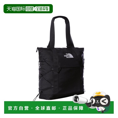 自营欧洲直邮The North Face北面 Borealis男女同款黑色尼龙托特