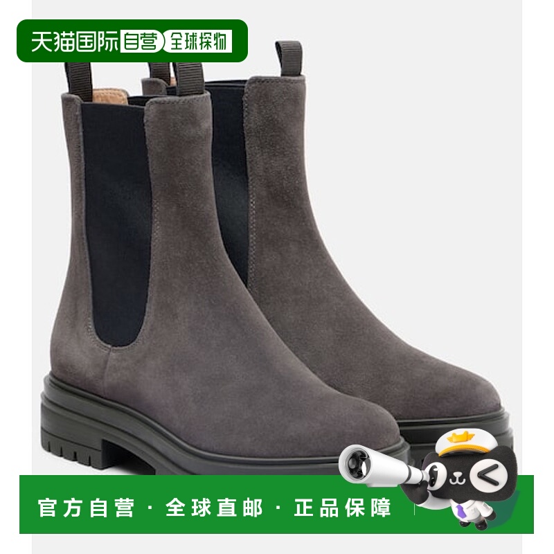 香港直邮Gianvito Rossi 吉安维托 罗西 女士 Chester 绒面革切尔