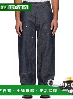 1h可退 香港直邮CARHARTT WIP 男士 蓝色 OG Double Knee 牛仔裤