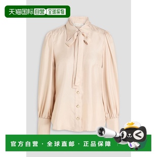 蝴蝶结斜纹丝绸衫 女士 8123TS241P 香港直邮ZIMMERMANN 1h可退